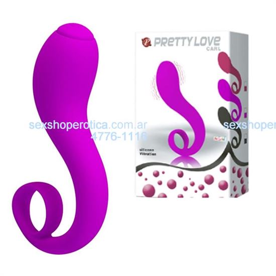 Vibrador anal satinado